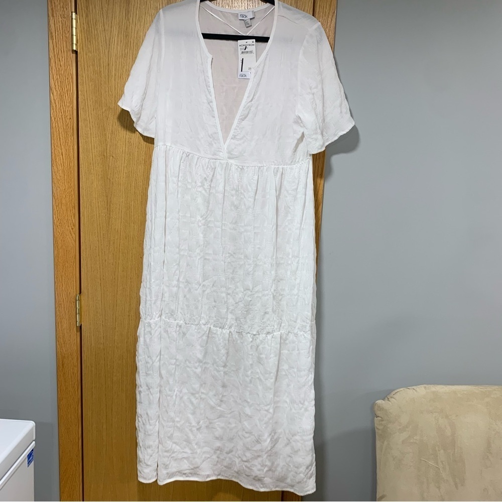 Nordstrom Rack White Maxi Dress - Size Medium